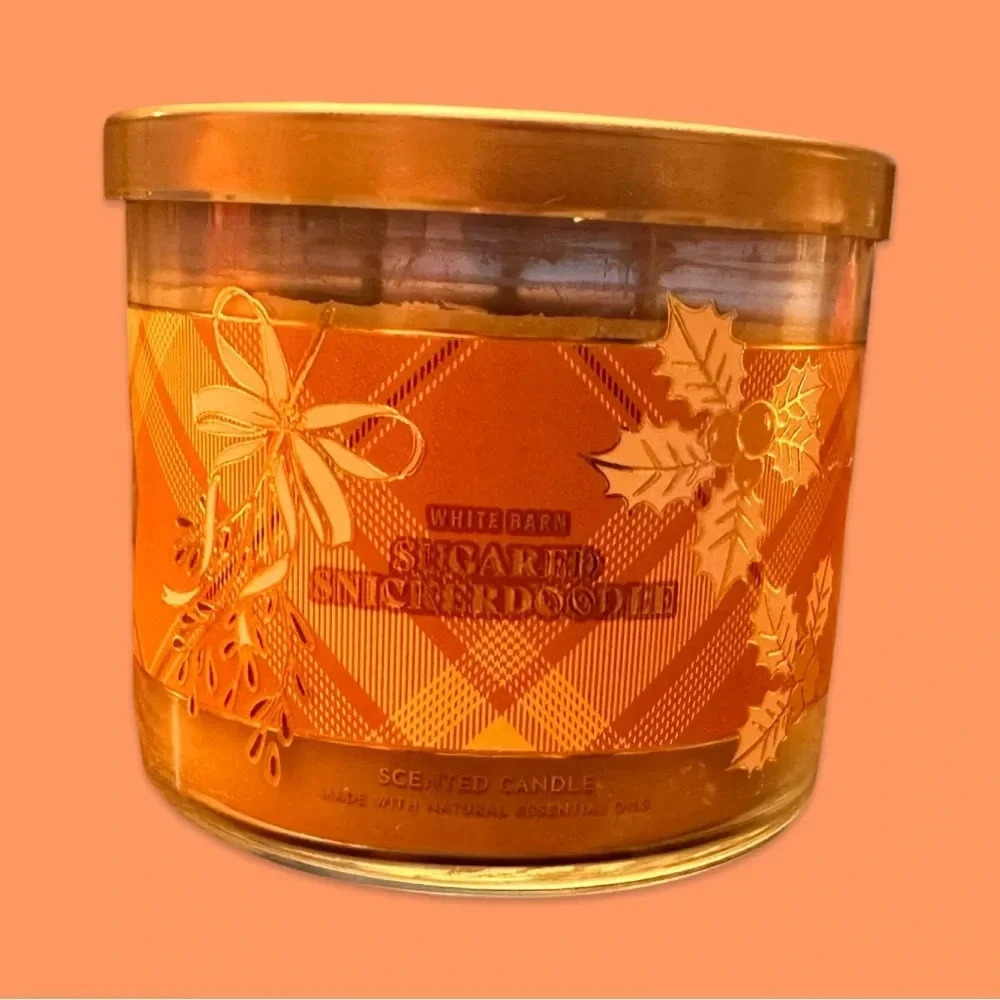 Bath & Body Works White Barn Sugar Snickerdoodle 3-Wick Candle 14.5 oz
